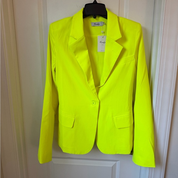 Hanifa Jackets & Blazers - Hanifa Neon Yellow Women's Blazer